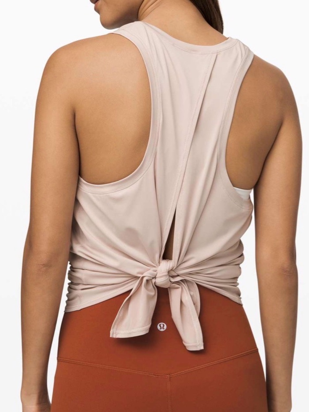 Lululemon all tied up tank No Stink Zinc size 4 Pink Bliss